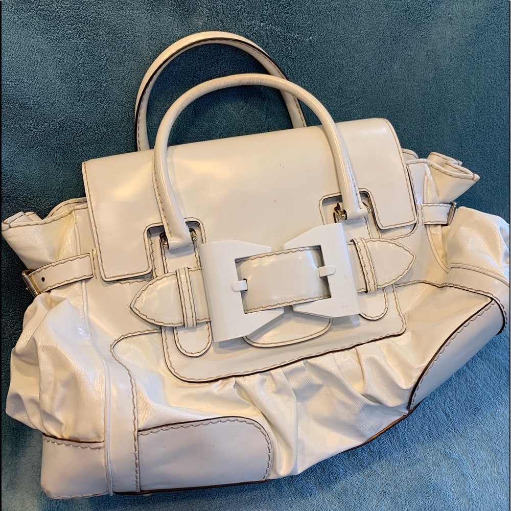 Gucci Dialux Queen Handbag - Ivory